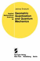 Geometric quantization and quantum mechanics /