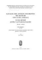 Katalog der antiken Inschriften des Museums von İznik (Nikaia) : (dt.-türk.) =İznik Müzesi antik yazitlar kataloğu /