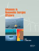 Advances in Renewable Energies Offshore : Proceedings of the 3rd International Conference on Renewable Energies Offshore (RENEW 2018), October 8-10, 2018, Lisbon, Portugal /