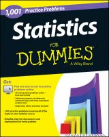 1,001 statistics practice problems for dummies /