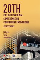 20th ISPE international conference on concurrent engineering : Proceedings /