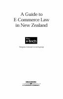 A guide to e-commerce law in New Zealand /