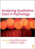Analysing qualitative data in psychology /