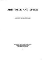 Aristotle and after /