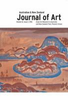 Australian and New Zealand journal of art.