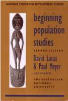 Beginning population studies /