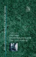 Conference on CHP 2000 : co-generation for the 21st century : 18-19 February 1998 IMechE Headquarters London, UK. /