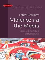 Critical readings : violence and the media /
