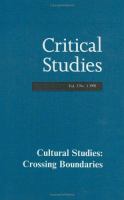 Cultural studies : crossing boundaries /