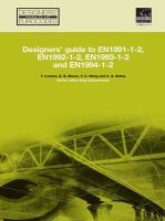 Designers' guide to EN 1991-1-2, EN 1992-1-2, EN 1993-1-2 and EN 1994-1-2 : handbook for the fire design of steel, composite and concrete structures to the Eurocodes /