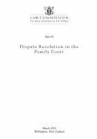 Dispute resolution in the Family Court /