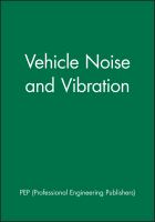 European Conference on Vehicle Noise and Vibration 2002 : 11-12 June 2002, IMechE Headquarters, London, UK /