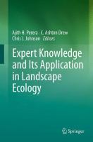 Expert knowledge and its application in landscape ecology /