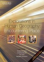 Explorations in human geography : encountering place /