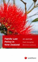 Family law policy in New Zealand /