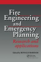 Fire engineering and emergency planning /