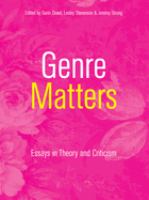 Genre matters : essays in theory and criticism /