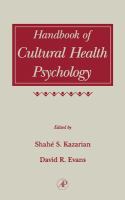 Handbook of cultural health psychology /