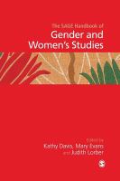 Handbook of gender and women's studies /