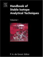 Handbook of stable isotope analytical techniques /