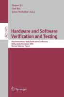 Hardware and software, verification and testing first International Haifa Verification Conference, Haifa, Israel, November 13-16, 2005 : revised selected papers /