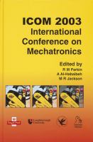 International Conference on Mechatronics /