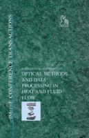 International Conference on Optical Methods and Data Processing in Heat and Fluid Flow : 16-17 April 1998, City University, London, UK /