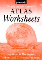 Jacaranda society & environment atlas worksheets /