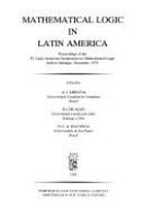 Mathematical logic in Latin America : proceedings ... /