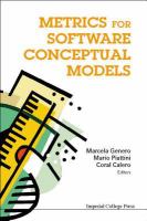 Metrics for software conceptual models /