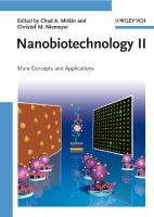 Nanobiotechnology II : more concepts and applications /