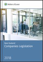 New Zealand companies legislation, 2018.