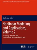 Nonlinear modeling and applications :
