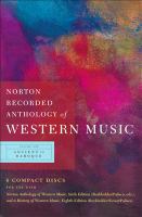 Norton recorded anthology of western music.