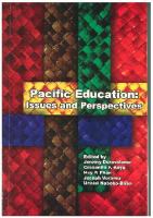 Pacific education : issues and perspectives /