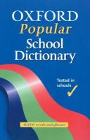 Popular school dictionary /