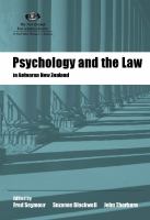 Psychology and the law in Aotearoa New Zealand /