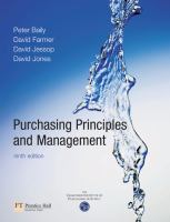 Purchasing principles and management /