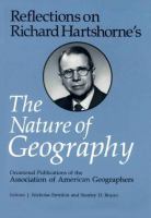 Reflections on Richard Hartshorne's The nature of geography /