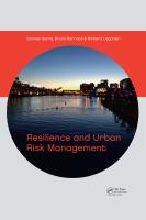 Resilience and urban risk management /