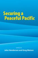 Securing a peaceful Pacific /