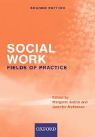 Social work : fields of practice /