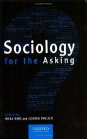 Sociology for the asking /