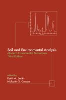Soil and environmental analysis : modern instrumental techniques /