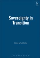 Sovereignty in transition /