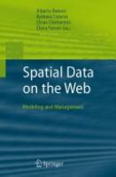 Spatial data on the Web : modeling and management /