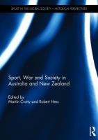 Sport, war and society in Australia and New Zealand /
