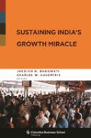 Sustaining India's growth miracle /