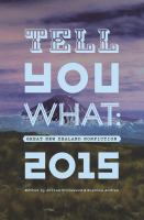 Tell you what : great New Zealand nonfiction 2015 /