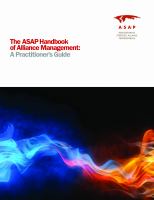The ASAP handbook of alliance management : a practitioner's guide.
